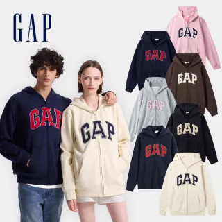 【GAP】男女裝 Logo刺繡連帽外套-多款可選(611720&609115)