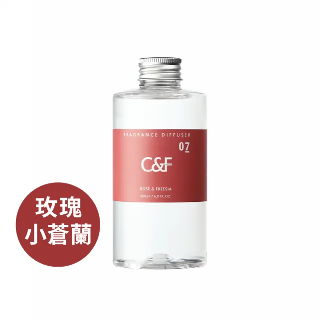 【C&F香研所】孚日花園空間香氛瓶2+2超值組(香氛瓶200ml*2+補充瓶200ml*2)