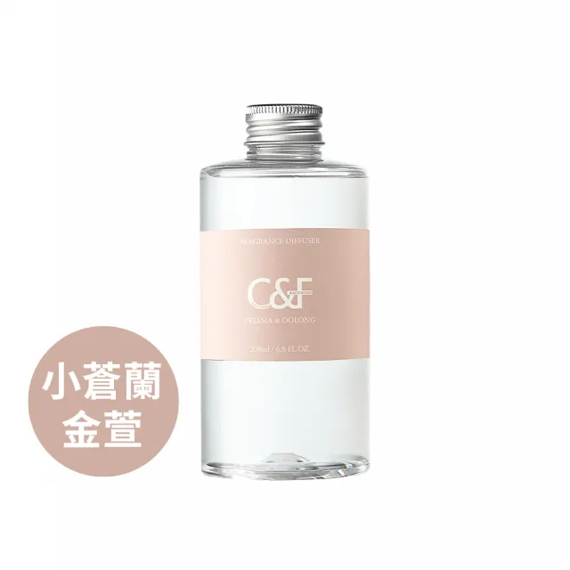 【C&F香研所】孚日花園空間香氛瓶2+2超值組(香氛瓶200ml*2+補充瓶200ml*2)