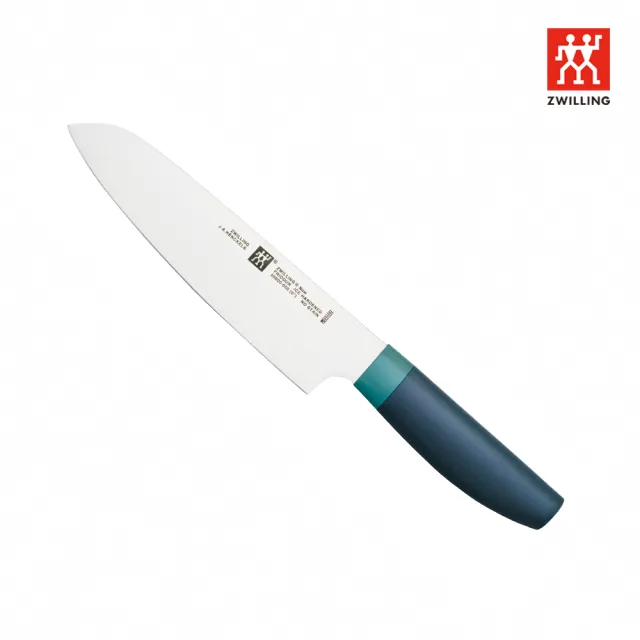 【ZWILLING 德國雙人】Now S日式主廚刀三德刀18cm+雙面抗菌砧板36cmx20cm(德國雙人牌集團官方直營)