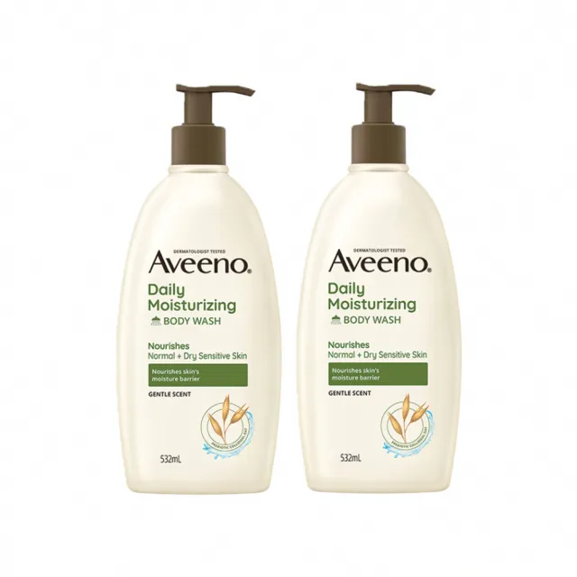 【Aveeno 艾惟諾】超值4入-長效燕麥沐浴露532ml(薰衣草香氛/活力果香/燕麥任選)