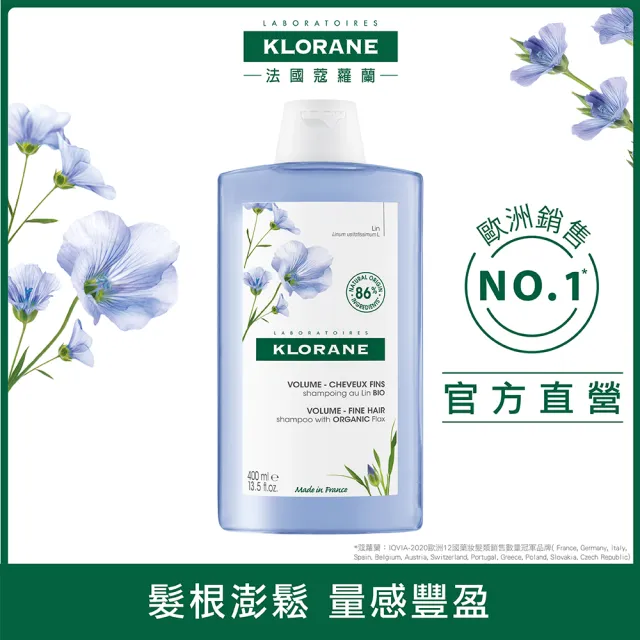 【KLORANE 蔻蘿蘭官方直營】植萃暢銷洗護組(洗髮精+護髮素)