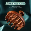 【天然圓潤】金絲檀木28齒經絡梳子(寬齒梳 頭皮梳 按摩梳 肩頸頭療 木梳 穴位按摩 刮痧棒 臉部按摩)