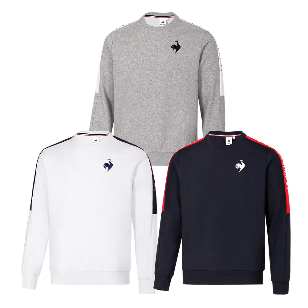 【LE COQ SPORTIF 公雞】雙11 休閒經典圓領T恤 男女款-3色-LWU23921