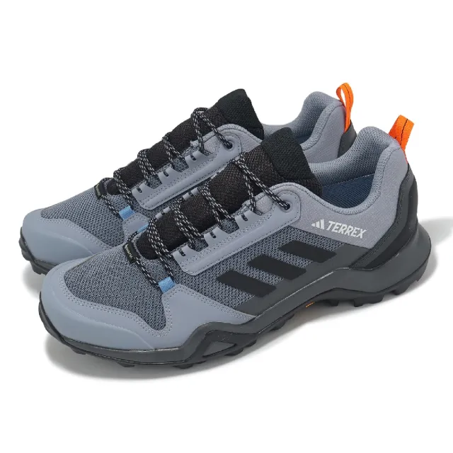 adidas 愛迪達】防水戶外鞋Terrex AX3 GTX 男鞋灰紫色黑機能越野