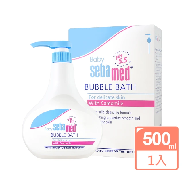 SEBAMED 施巴 嬰兒泡泡浴露500ml(航空版)