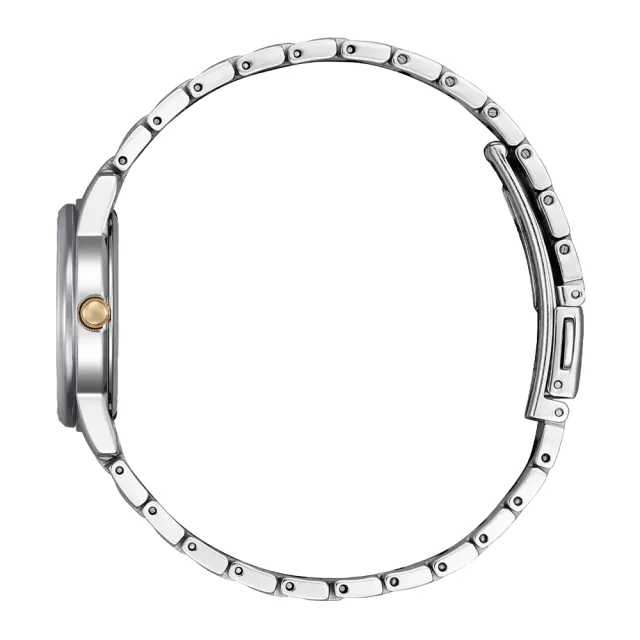 【CITIZEN 星辰 官方授權】光動能簡約大三針女錶-27.5mm 情人節 禮物(EW2317-76E)