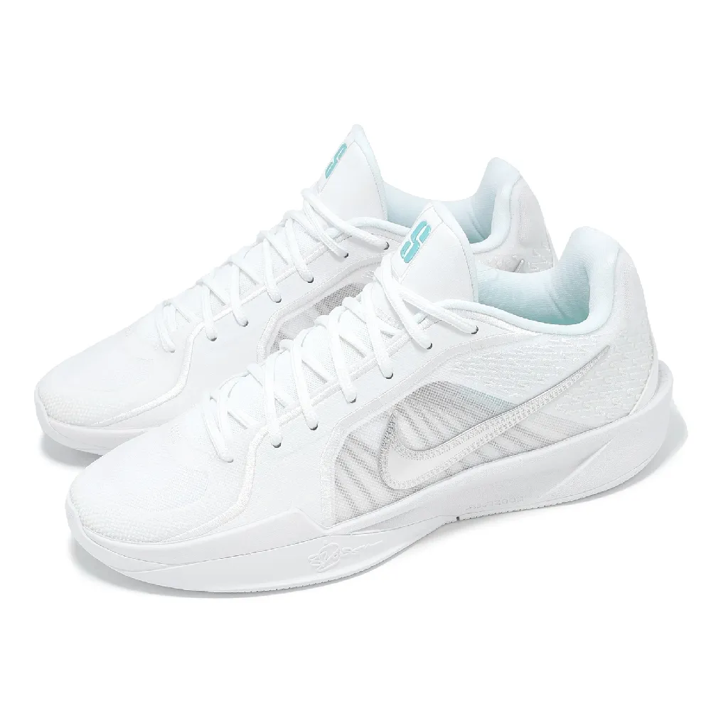 【NIKE 耐吉】籃球鞋 Sabrina 2 EP 女鞋 男鞋 白 銀 綠 White Noise 莎賓娜 運動鞋(FZ1517-101)