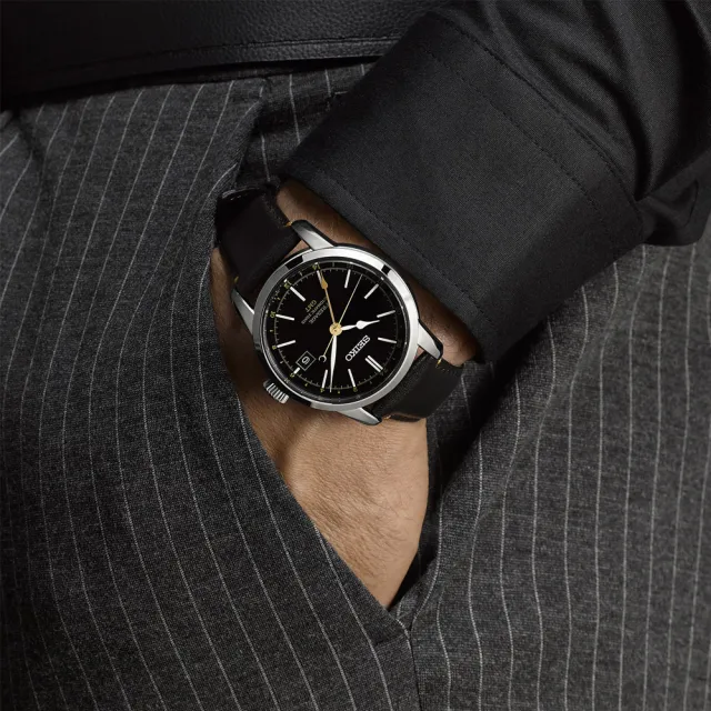 【SEIKO 精工】PRESAGE系列 漆藝錶盤 GMT機械腕錶 推薦 送禮 畢業禮物(SPB447J1/6R54-00F0C)