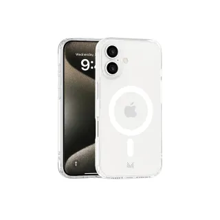 【MONOCOZZI】iPhone 16 Plus 磁吸防摔透明保護殼(支援MagSafe功能)