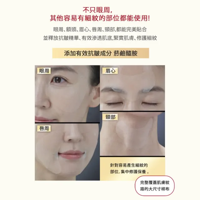 【台隆手創館】KOSE極上活妍 凍齡撫紋抗皺眼膜60片