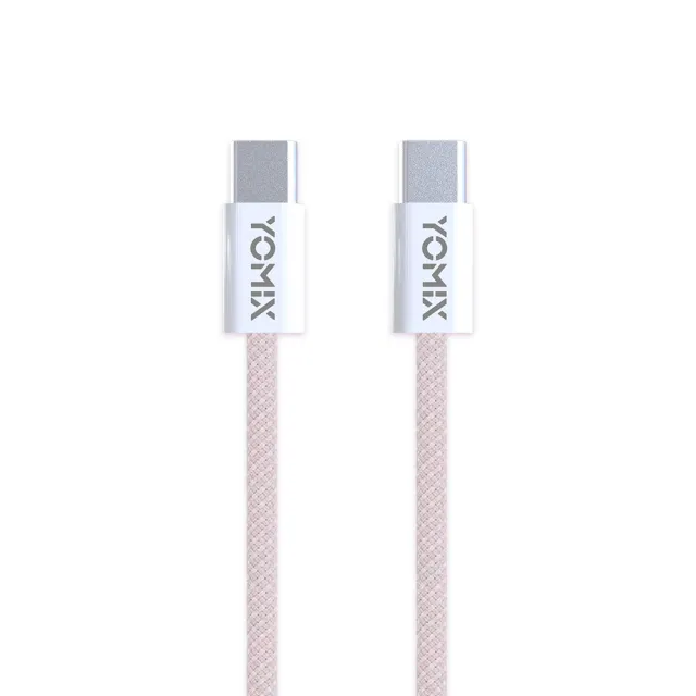 【YOMIX 優迷】1.5M USB-C to USB-C 60W編織快充充電傳輸線(筆電/Android/支援iphone16快充)