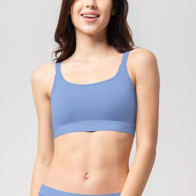 【sloggi】買一送一 2件組/好穿無鋼圈 運動內衣 彈力舒適 bra top(多款選)