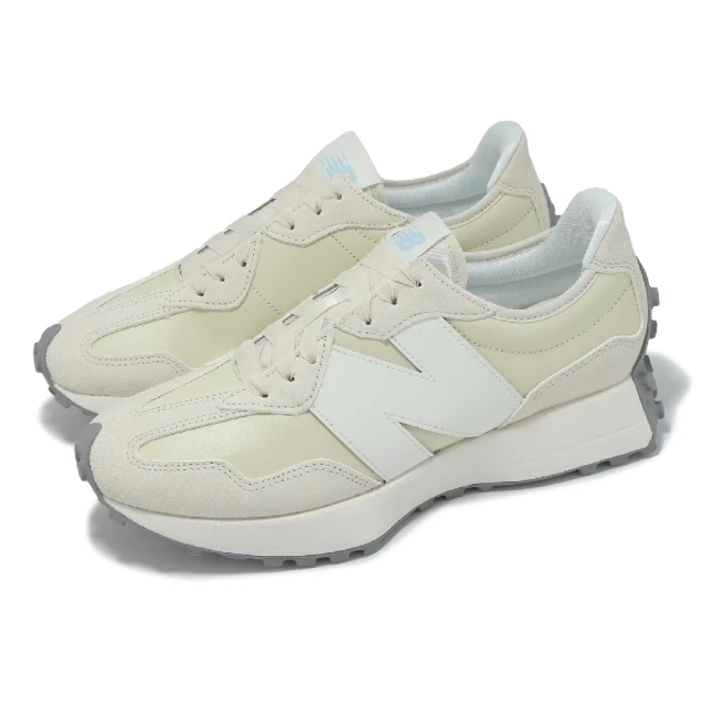 NEW BALANCE 休閒鞋 327 女鞋 男鞋 亞麻 海鹽 麂皮 復古 低筒 情侶鞋 NB(WS327MO-B)