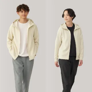 【MUJI 無印良品】男抗UV速乾裏毛拉鍊連帽外套(共3色)