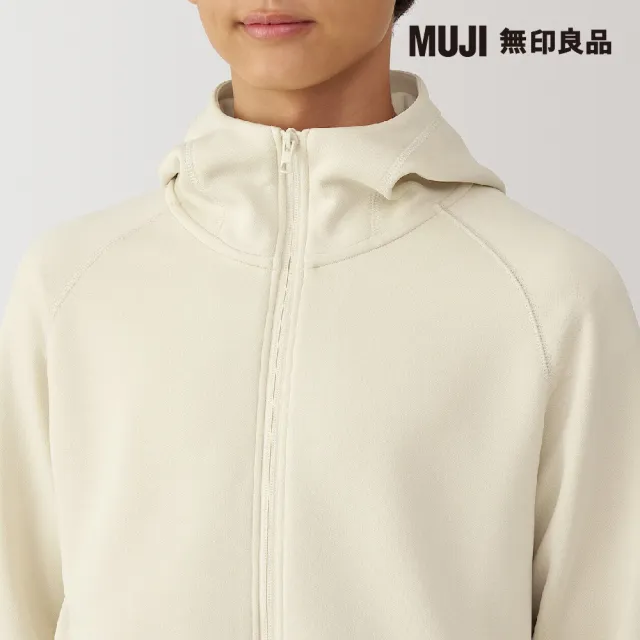 【MUJI 無印良品】男抗UV速乾裏毛拉鍊連帽外套(共3色)