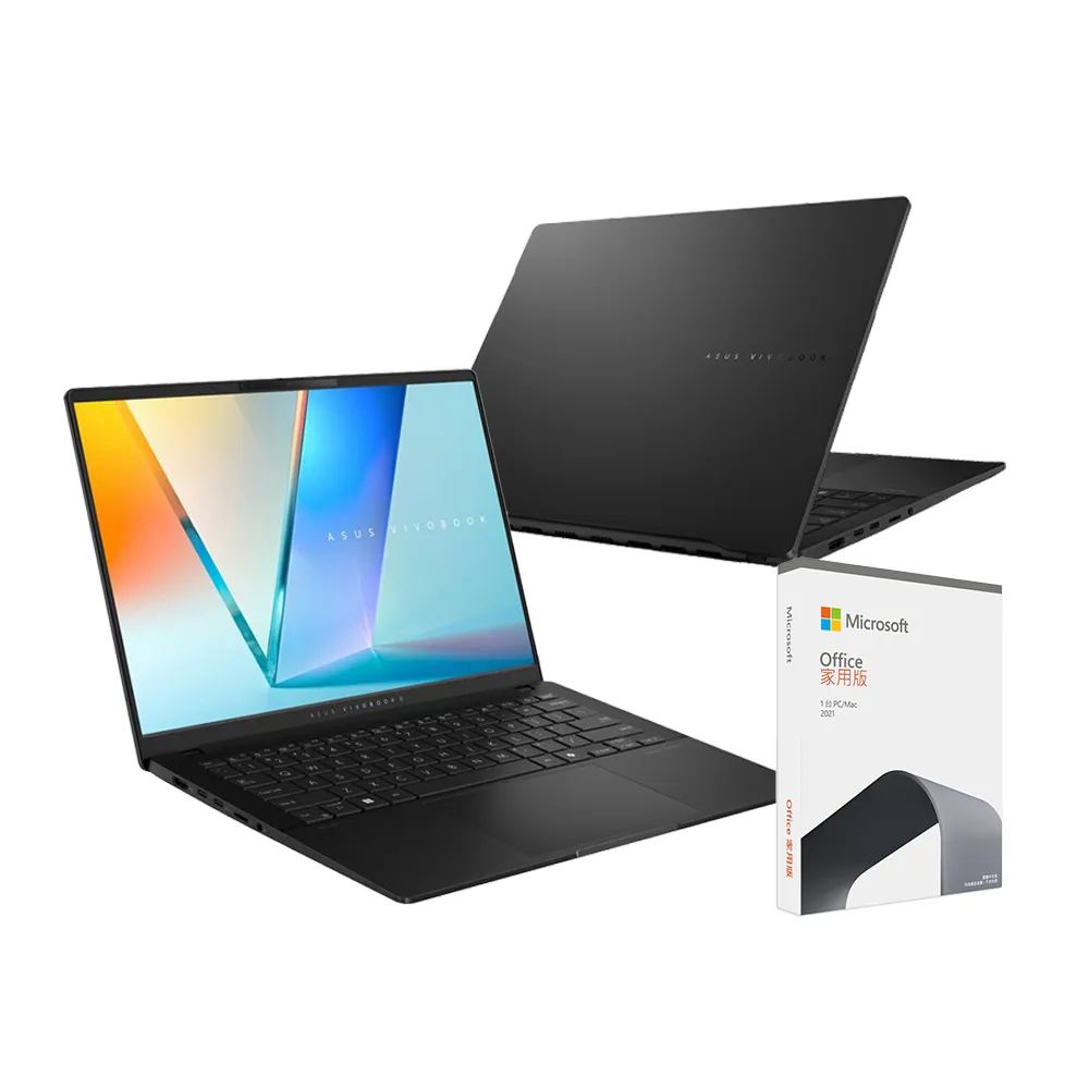 【ASUS】Office 2021組★14吋Ryzen AI 9 輕薄筆電(Vivobook S M5406WA/HX370/32G/1TB/W11/3K OLED)