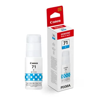 【Canon】官方直營 GI-71C 原廠連供藍色墨水(適用G1730/G2730/G3730/G1737/G2770/G3770/G4770)