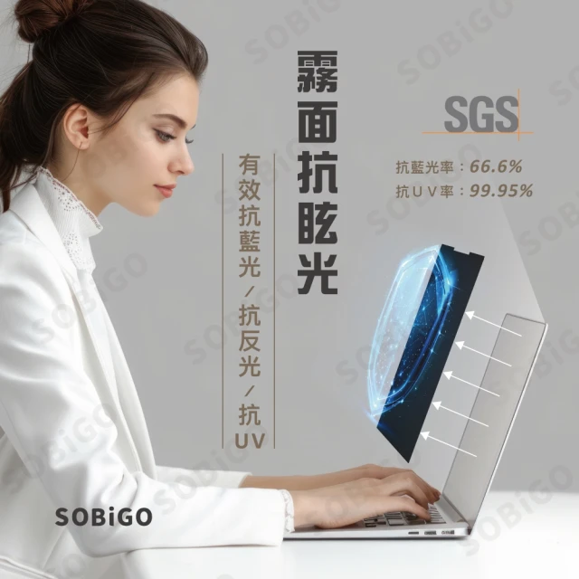 SOBiGO! 14吋通用型磁吸式防窺片(APPLE/微軟筆電不適用)