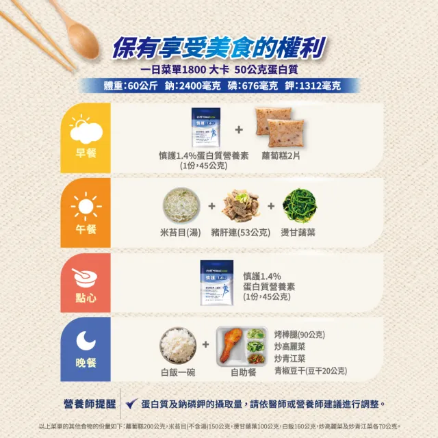 【Boscogen 百仕可】慎護1.4%蛋白質營養素45公克x35包(低鈉 / 磷鉀管理 / 增體力 / 護機能)