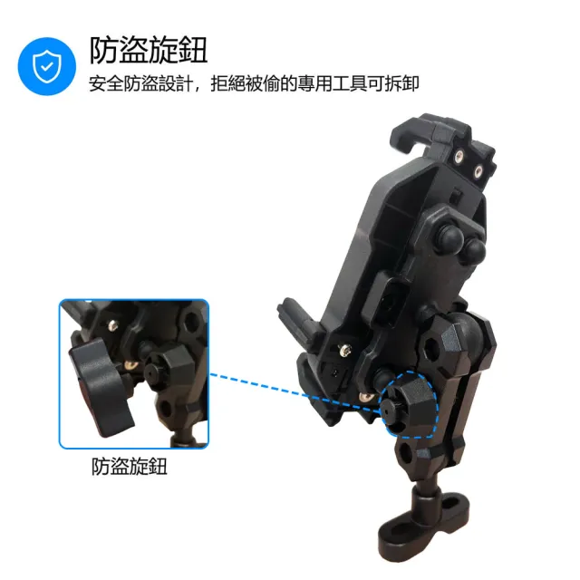 【id221】MOTO A2s+H1s 安全帽藍牙耳機+減震機車手機支架 1+1超值組合(騎行必備伴侶/減震/遮陽/防盜)