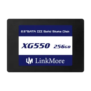 【LinkMore】XG550 256GB(2.5吋 SATA III SSD 固態硬碟 TLC XG550-256GB 讀540M)
