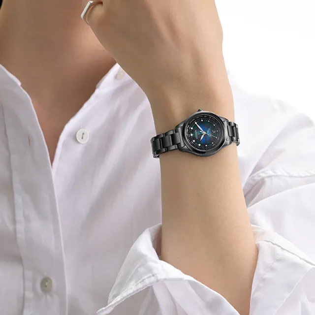 【CITIZEN 星辰】XC 宇宙幻彩 台灣限定 Hebe 田馥甄廣告款月相 電波錶  禮物(EE1008-56E)