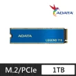 【ADATA 威剛】LEGEND 710 PCIe Gen3x4 M.2 2280 1TB 固態硬碟(讀2400MB/寫1800MB*附散熱片)