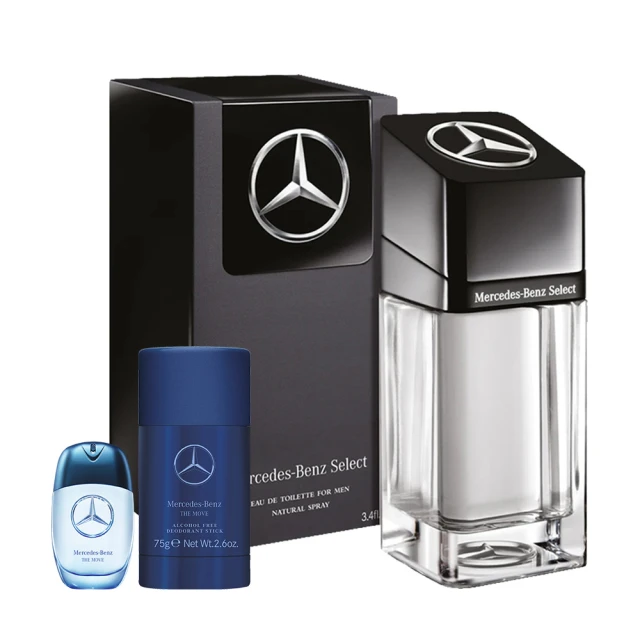 Mercedes-Benz 賓士 尊爵非凡淡香水100ml(贈隨機體香膏75g+小香乙瓶.專櫃公司貨)