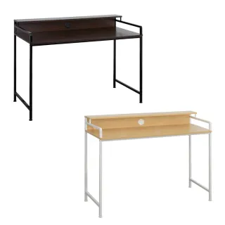 【IDEA】Oona主義木紋雙層電腦桌/辦公桌 書桌 工作桌 學習桌(120CM)