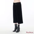 【KeyWear 奇威名品】銀環裝飾七分褲(共3色)