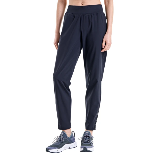 UNDER ARMOUR UA 女 OutRun the STORM長褲_1377042-001(黑色)