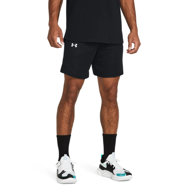 UNDER ARMOUR UA 男 Baseline 7吋籃球短褲 運動短褲_1383389-001(黑色)