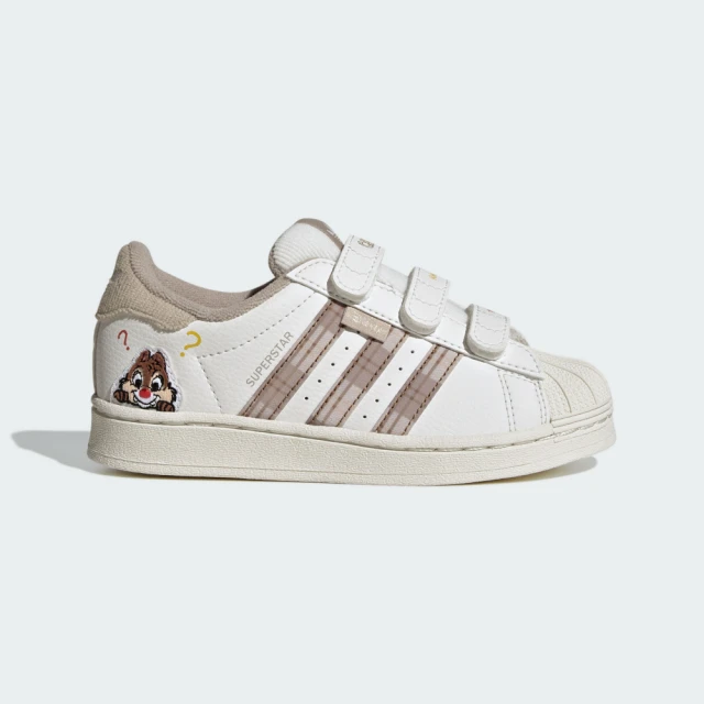 adidas 愛迪達 DISNEY X SUPERSTAR 兒童運動休閒鞋(IH3499 童鞋 ORIGINALS中童休閒鞋 奇奇與蒂蒂)