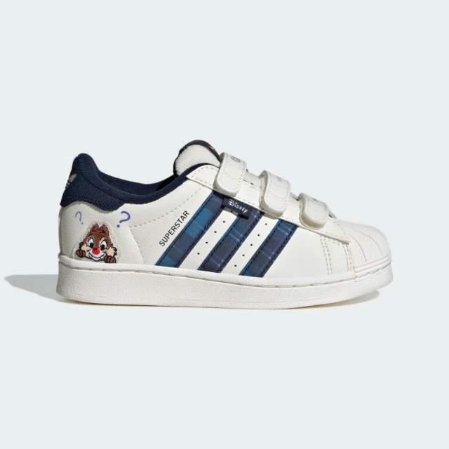 adidas 愛迪達 DISNEY X SUPERSTAR 兒童運動休閒鞋(IH3500 童鞋 ORIGINALS中童休閒鞋 奇奇與蒂蒂)