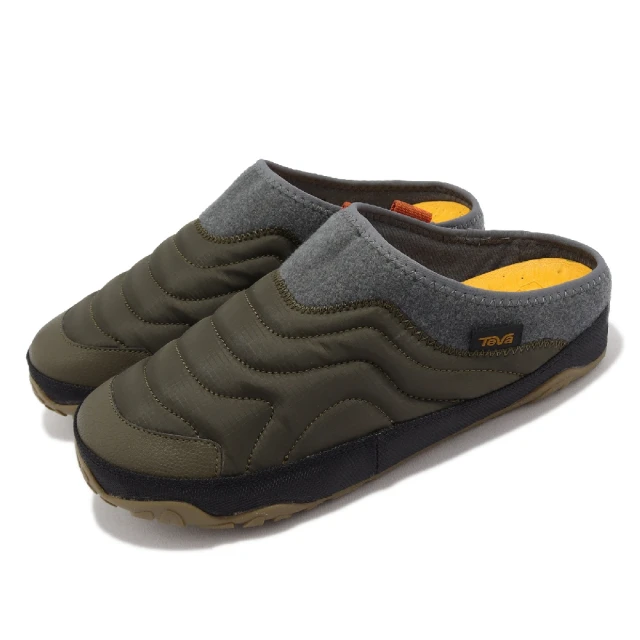 TEVA 麵包鞋 ReEmber Terrain Slip-On 軍綠 藍 防潑水 懶人鞋 穆勒鞋 男鞋 女鞋(1129596DOL)