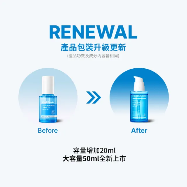 【Real Barrier 沛麗膚】屏護保濕濃縮精華 50ml(全新加量升級版)