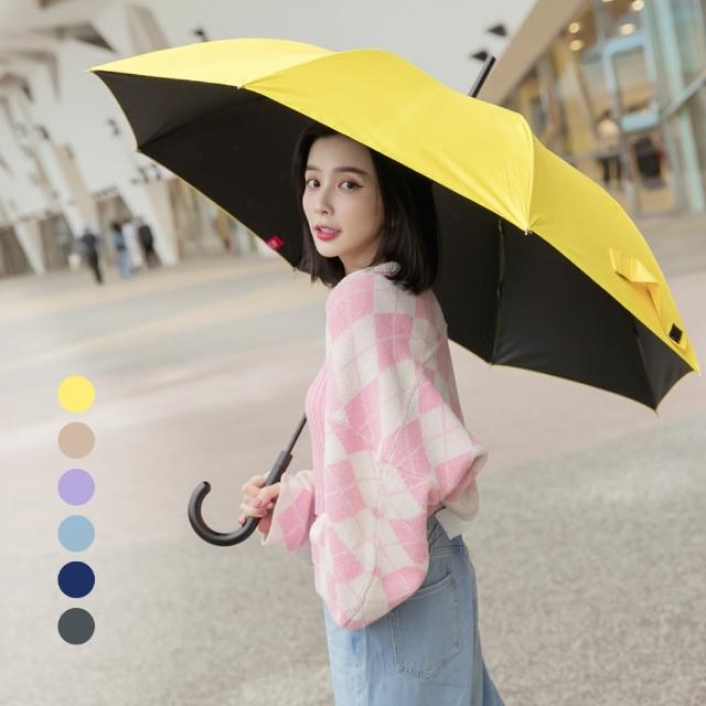 【雨傘王】BigRed 輕巧無敵 直傘 自動傘 防曬抗UV 黑膠傘布(終身免費維修)