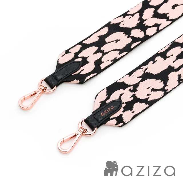 【aziza】豹紋寬版造型背帶(多色)