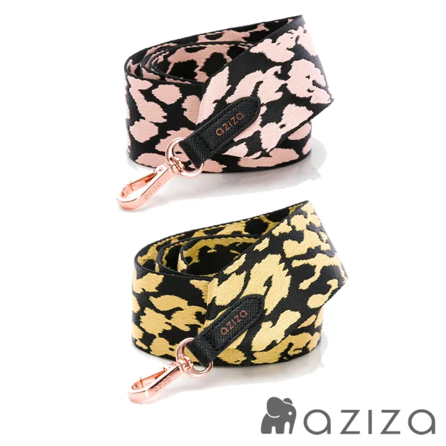 【aziza】豹紋寬版造型背帶(多色)