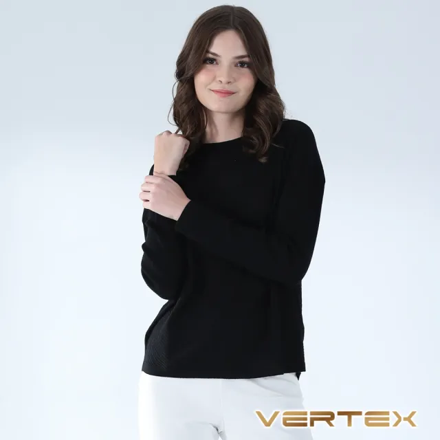 【VERTEX】100%初剪羊毛無縫斜紋針織暖織衣-A
