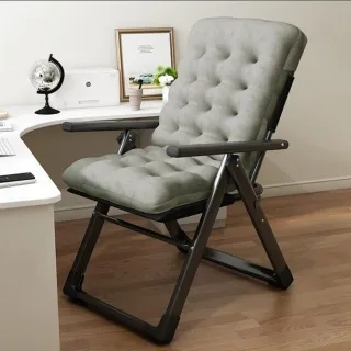 【【小巳XIAOSI】】折疊躺椅 學生宿舍電腦椅 辦公室午休椅(午睡懶人靠背椅子 涼椅折疊床 多功能躺椅)