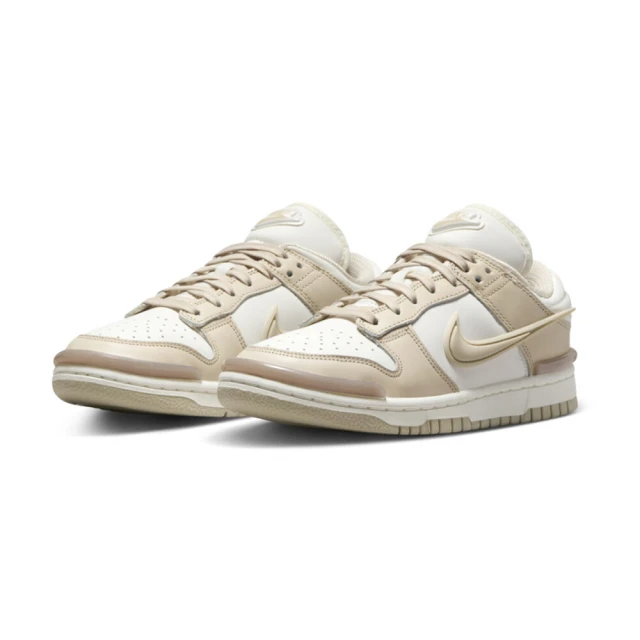 NIKE 耐吉 休閒鞋 Wmns Dunk Low Twist 女鞋 奶茶 米白 厚鞋舌 Sanddrift DZ2794-102