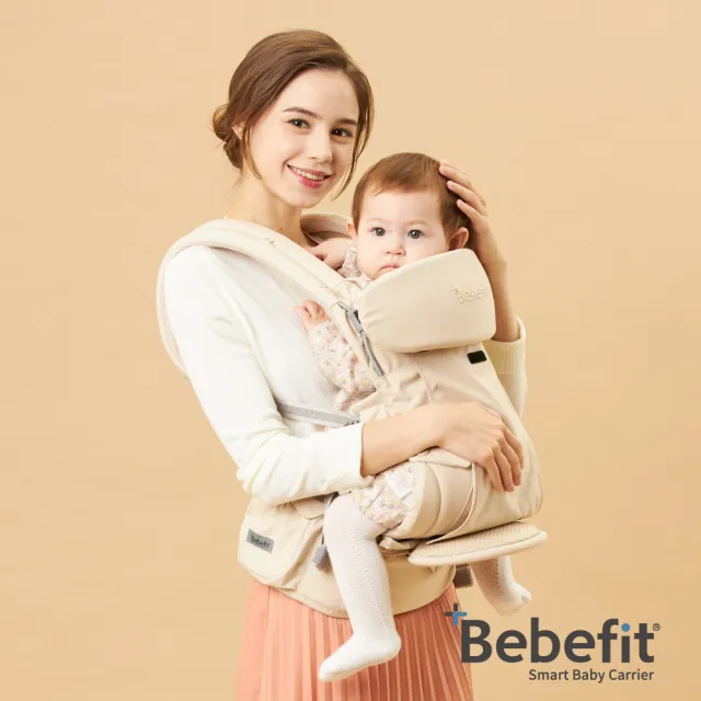 【Bebefit】韓國S7 旗艦款 智能嬰兒揹帶｜折疊腰凳(4色可選)