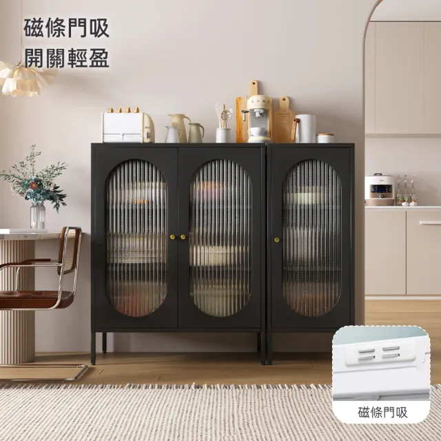 【慢慢家居】北歐簡約多功能廚房置物櫃櫥櫃餐櫃(餐櫃 電器櫃 餐櫥櫃 廚房置物櫃 置物櫃)