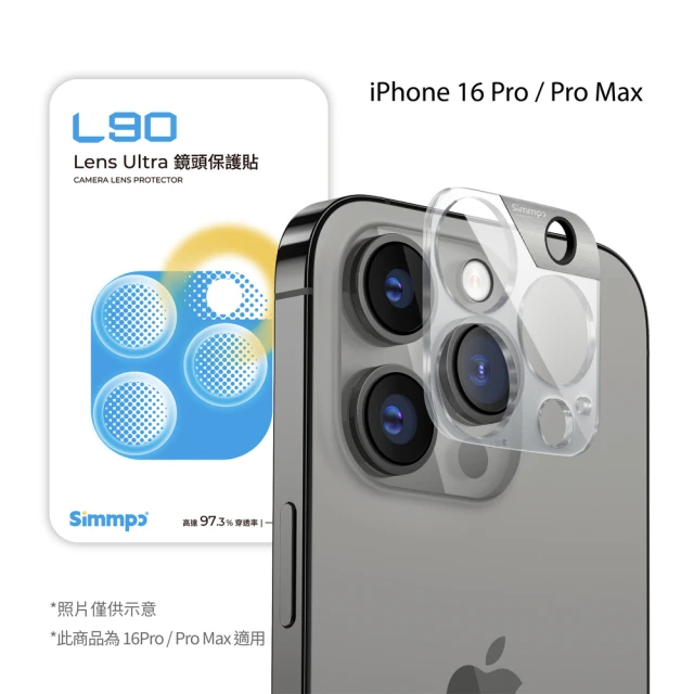 Simmpo L-90 Lens Ultra 鏡頭保護貼(16 Pro/Pro Max)