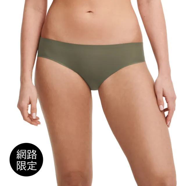 【Chantelle 仙黛爾】Soft Stretch.彈力無痕包覆透氣女內褲 卡其綠.26430_0WQ(三角褲或四角褲任選)