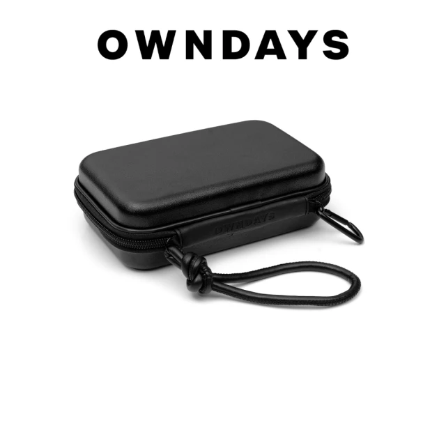 OWNDAYS BLACK COLLECTION全新簡約質感黑系列-多功能眼鏡收納盒(OB-CASE002-4A)