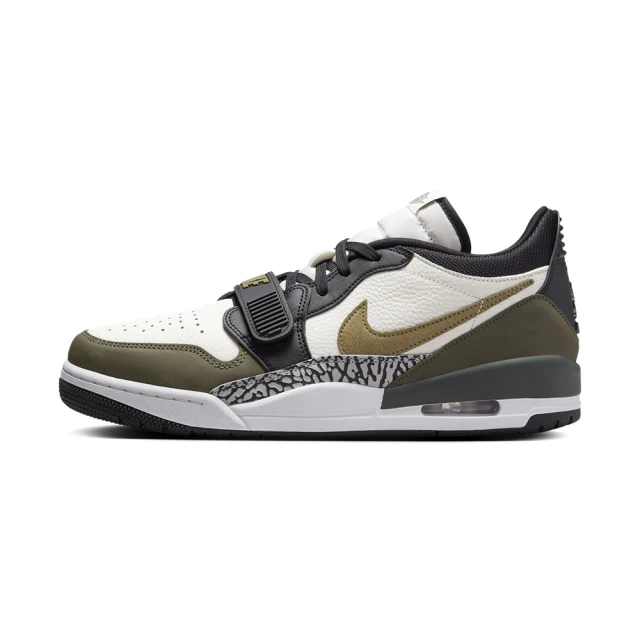 NIKE 耐吉 Air Jordan Legacy 312 Low 男鞋 白綠色 低筒 皮革 喬丹 緩震 籃球鞋 CD7069-120