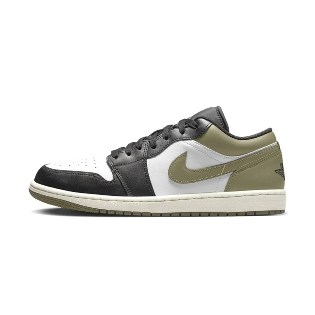 NIKE 耐吉 Air Jordan 1 Low 男鞋 藍綠色 喬丹 AJ1 透氣 運動 低筒 皮革 休閒鞋 553558-092